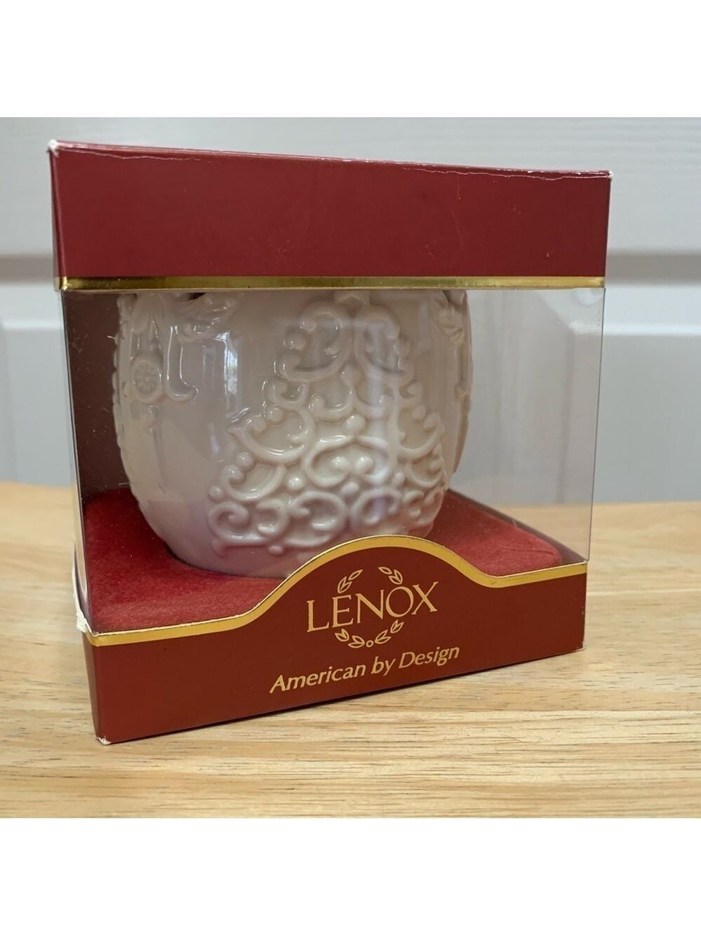 LENOX merry lights tree votive tea light holder classic ivory with gold holiday - Picture 7 of 13